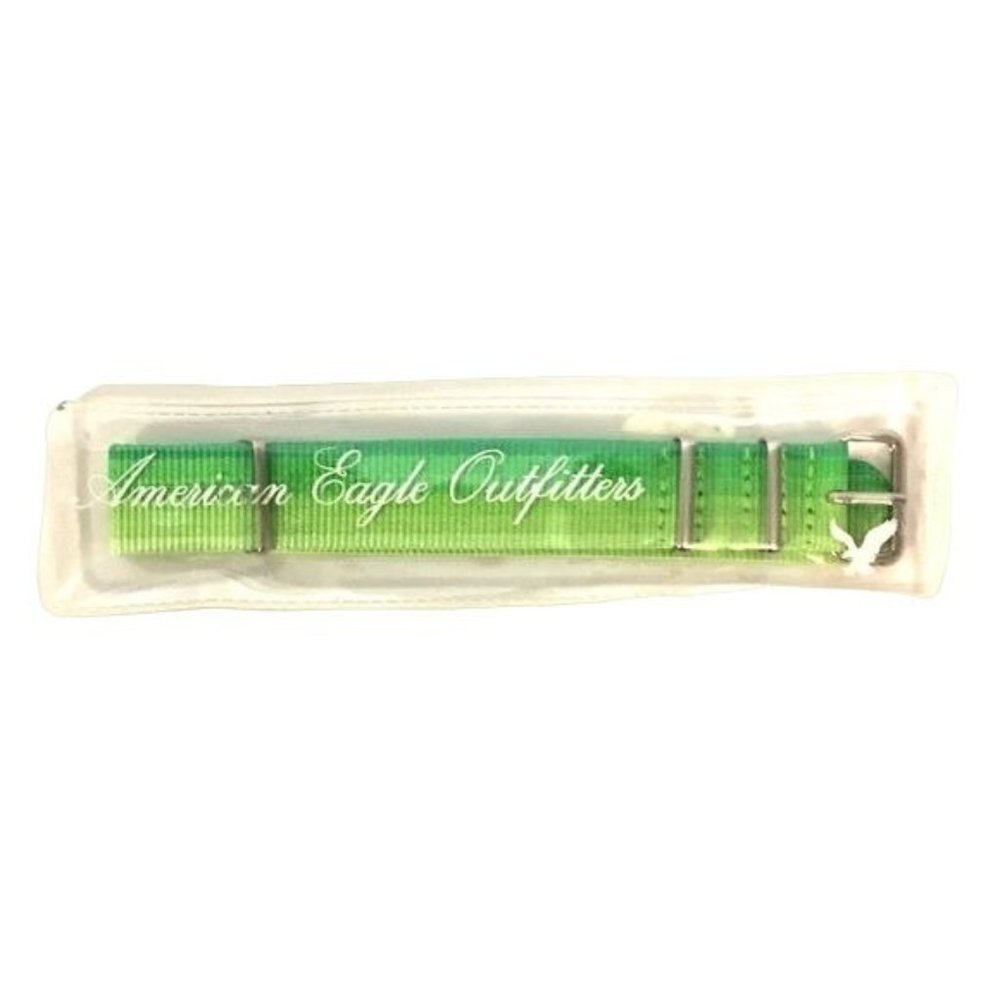 Vtg American Eagle Bracelet‎ Watch Strap Green Ombre Adjustable NOS Y2K